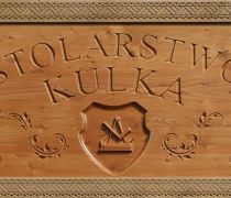 Szyld Stolarstwo Kulka.